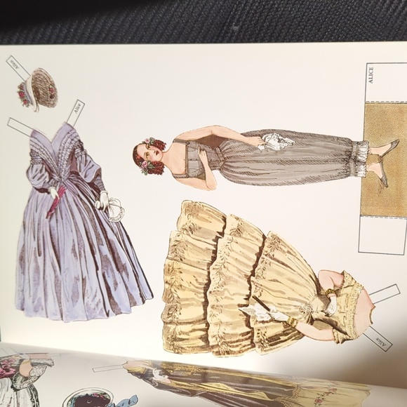 Fashion Paper Dolls from Godey's Lady's Book 1977 Victorian Era 1840-1854 Uncut - Picture 3 of 5